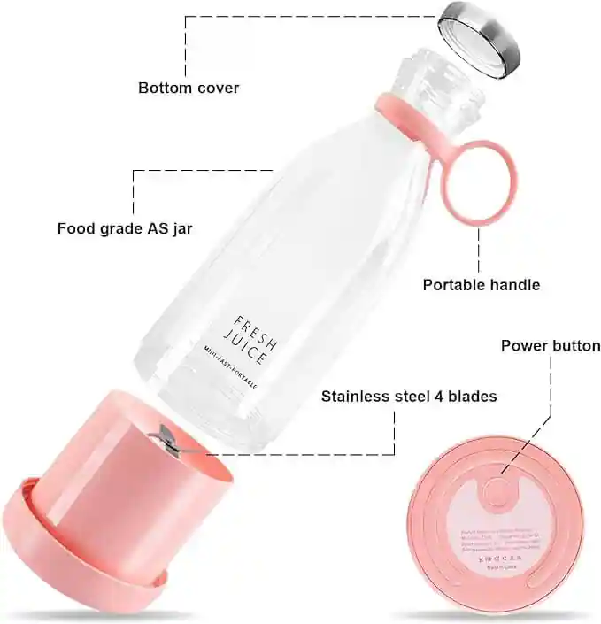 Get 10% Extra Off Summer Offer Portable Mini Blender for Fresh Juice