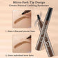 Waterproof Microblading Eyebrow Pencil with a Micro-Fork Tip Applicator Pack of 2